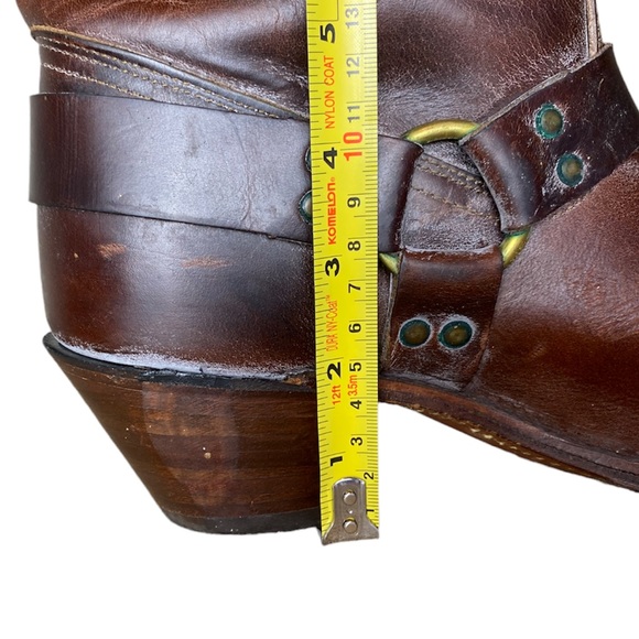 Vintage Frye Harness 12R Western Tall Boots size 9.5 - Picture 12 of 14